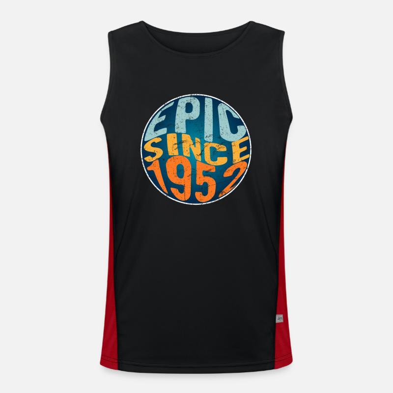 Episch Seit 1952 Funktionelles Kontrast-Tank Top für Männer 