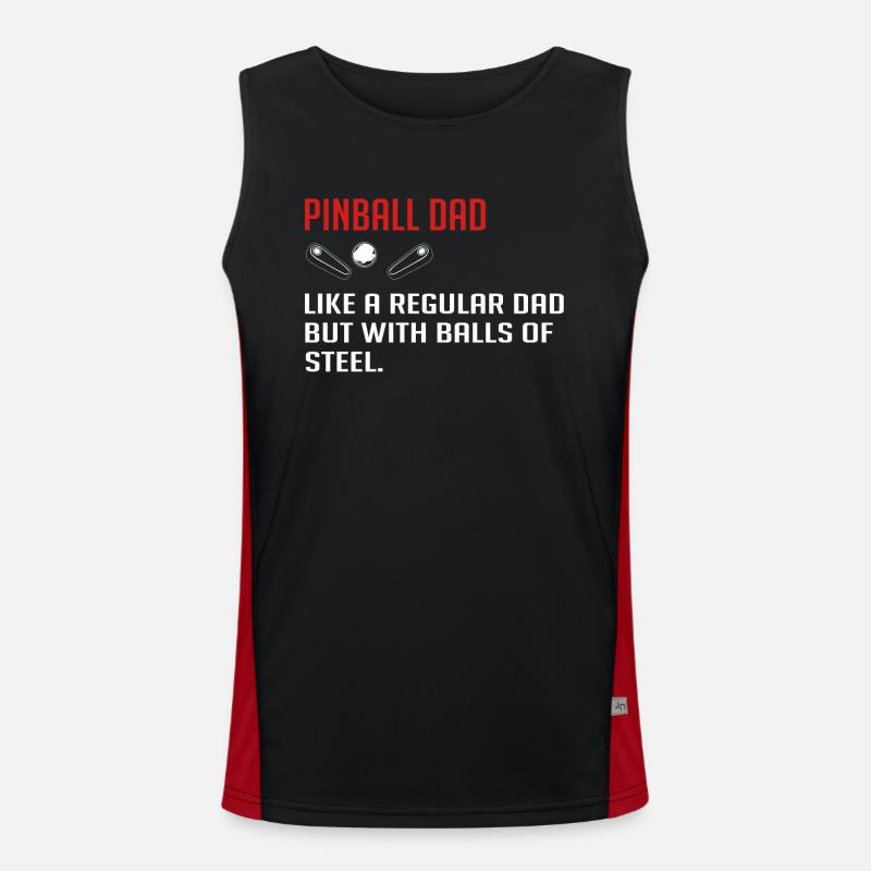 Flipper-Arcade-Spieler Funktionelles Kontrast-Tank Top für Männer 