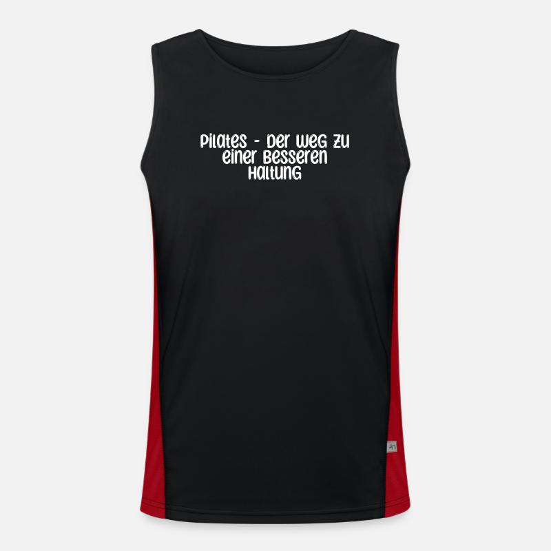 Pilates - Pilates - der Weg zu einer besseren Funktionelles Kontrast-Tank Top für Männer 