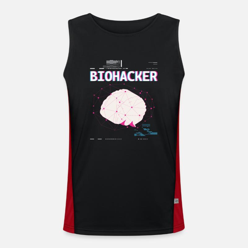 Biohacker Biohacking Men's Functional Contrast Tank Top 