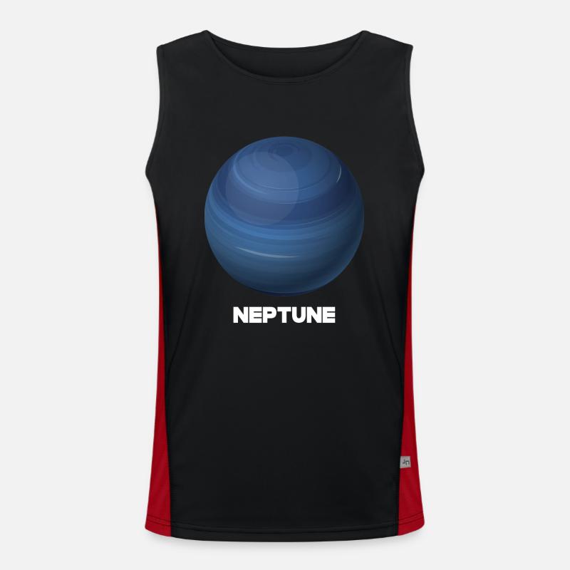 Neptun Funktionelles Kontrast-Tank Top für Männer 