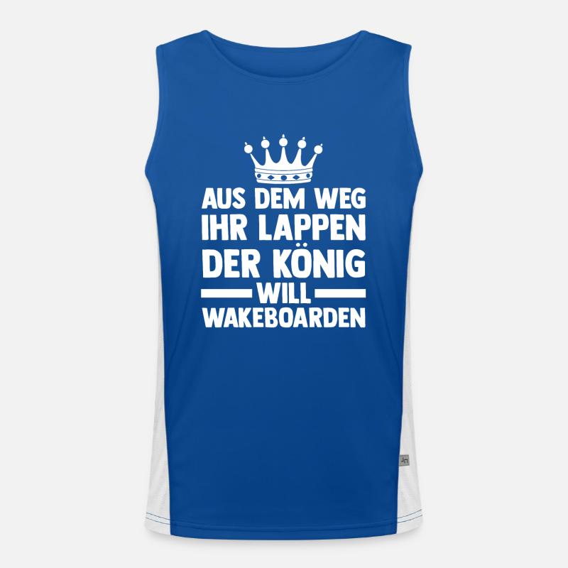 Wakeboarder Wakeboard Wakeboarding Funktionelles Kontrast-Tank Top für Männer 