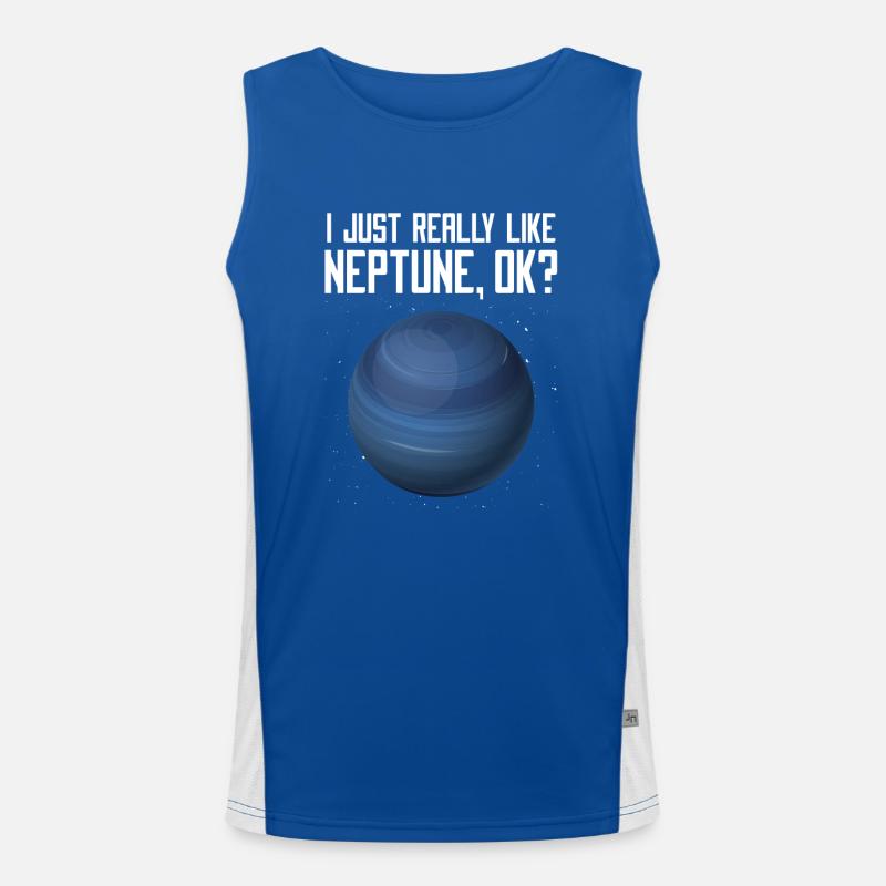 Neptun Funktionelles Kontrast-Tank Top für Männer 
