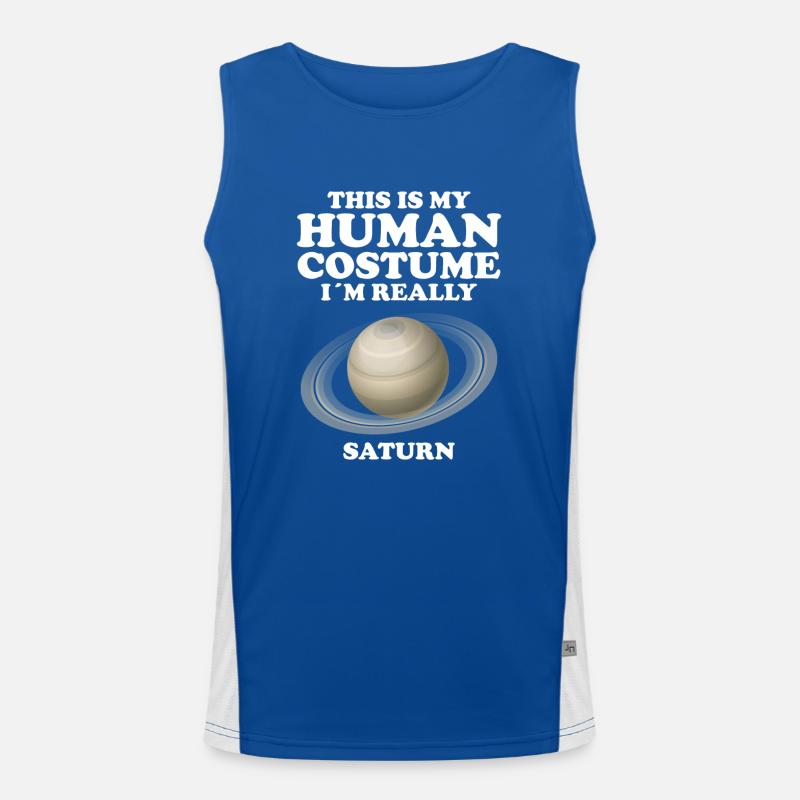 Saturn Funktionelles Kontrast-Tank Top für Männer 