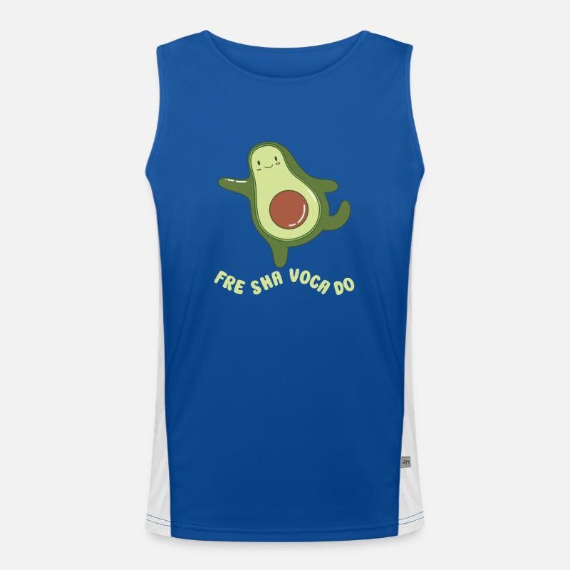 funny Avocado avocado pun avocado lover Funktionelles Kontrast-Tank Top für Männer 