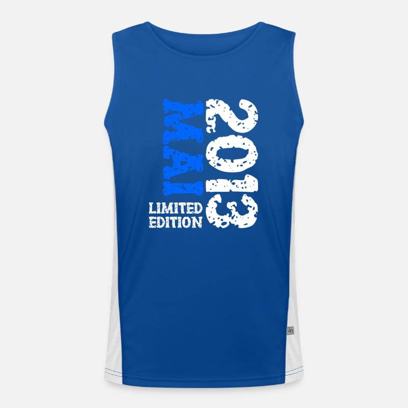 2013 Mai Limited Edition Geburtstag Geschenk Funktionelles Kontrast-Tank Top für Männer 