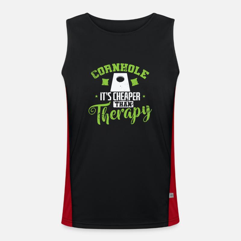 Cornhole c’est moins cher que Therapy Hobby Débardeur respirant contrasté Homme 