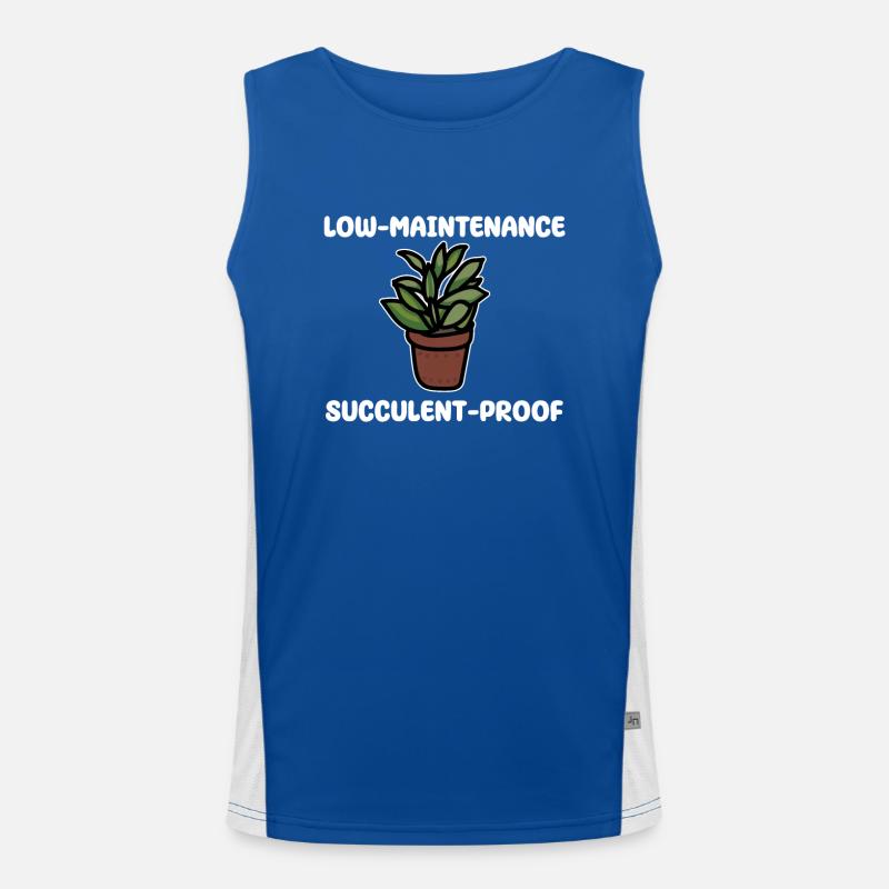 Drôle de chemise succulente Débardeur respirant contrasté Homme 