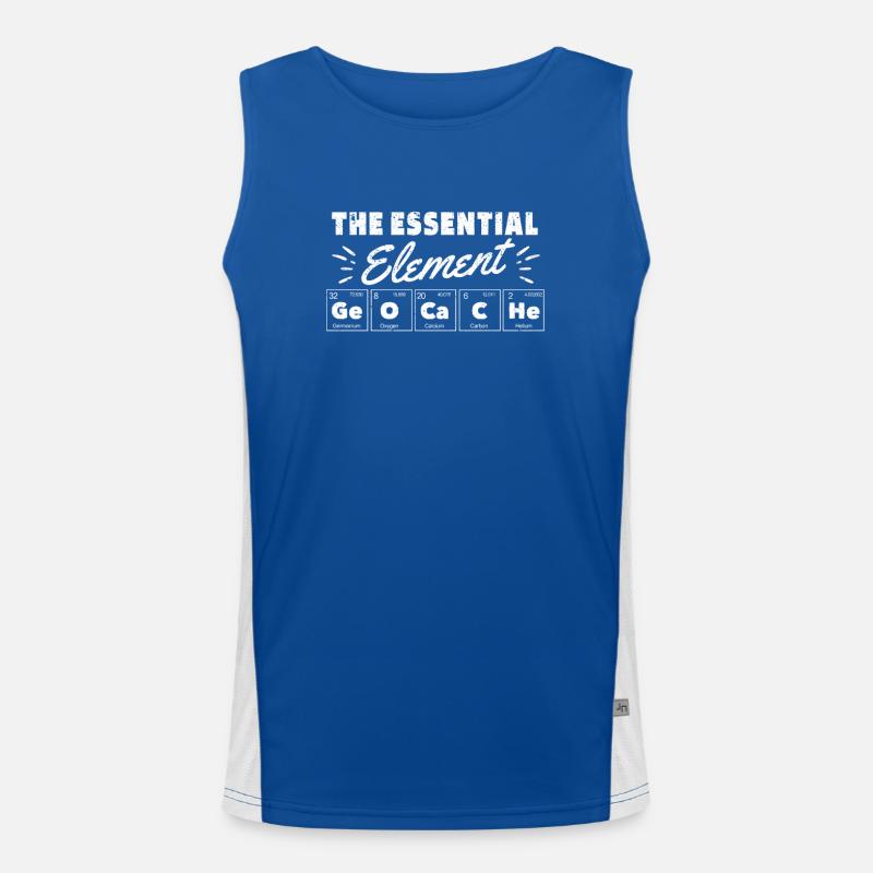 Geocacher Scavenger Hunt Geocache The essentials Men's Functional Contrast Tank Top 