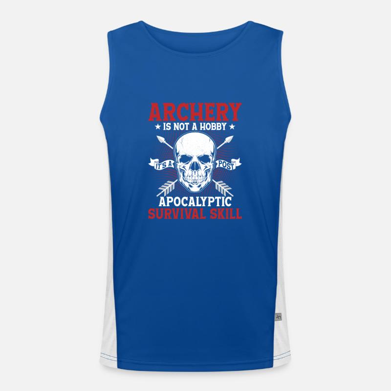 Le tir à l’arc n’est pas un passe-temps, c’est une compétence de survie Arc A Débardeur respirant contrasté Homme 