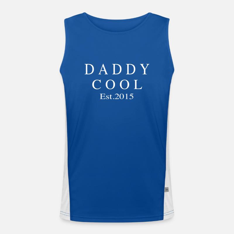 Daddy Cool est 2015 Funktionelles Kontrast-Tank Top für Männer 