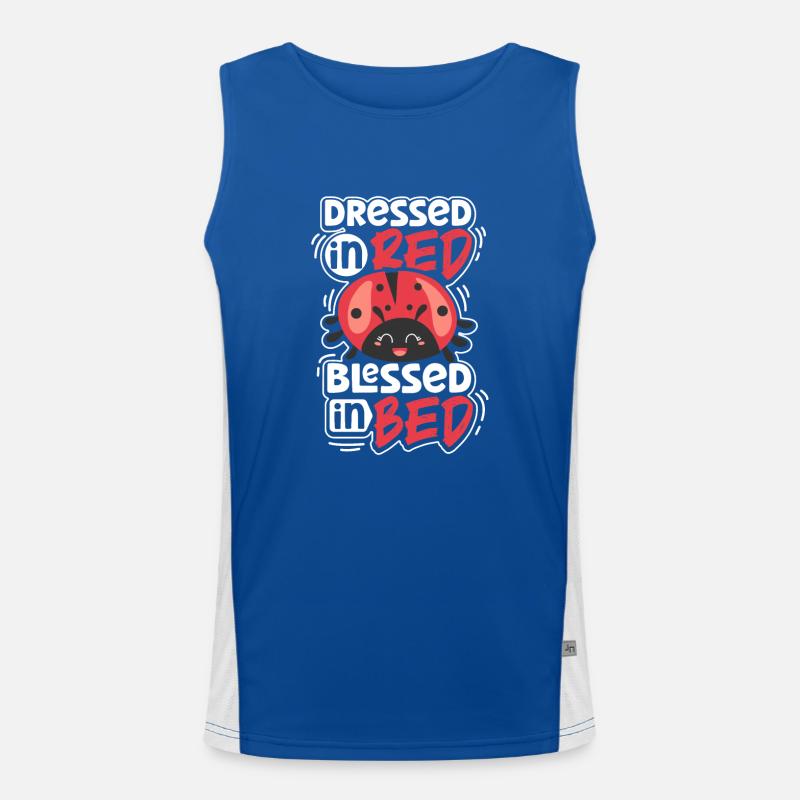 Ladybug Ladybug Entomology Insects Men's Functional Contrast Tank Top 