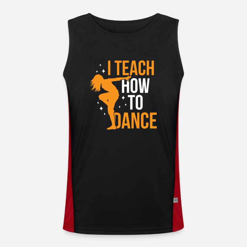 J’enseigne comment danser, école de danse, professeur de danse Débardeur respirant contrasté Homme 