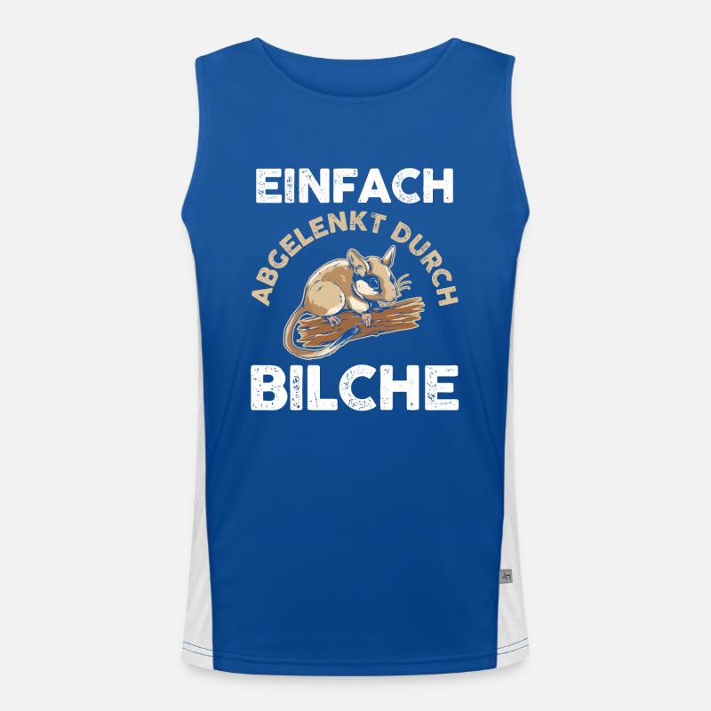 Bilch Funktionelles Kontrast-Tank Top für Männer 