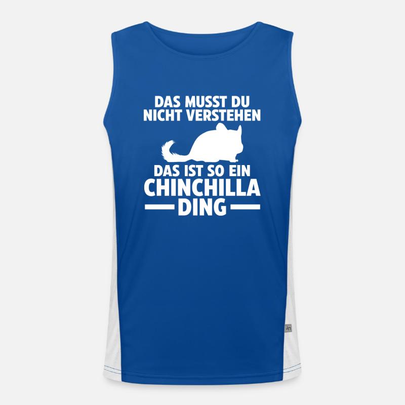 Das ist so ein Chinchilla Ding Funktionelles Kontrast-Tank Top für Männer 
