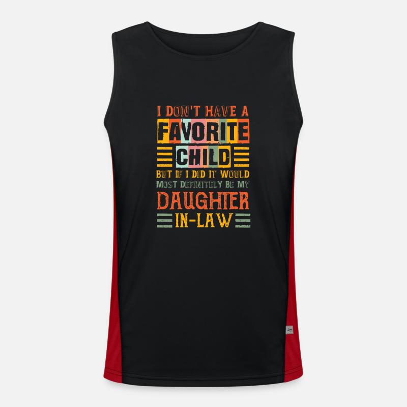 I Don't Have A Favorite Child Men's Functional Contrast Tank Top 