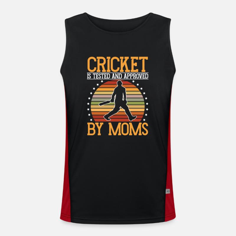 Cricket Wird Von Müttern Getestet Und Funktionelles Kontrast-Tank Top für Männer 