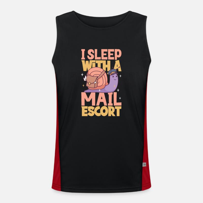 Postal clerk Postlady Postman Post Office Men's Functional Contrast Tank Top 