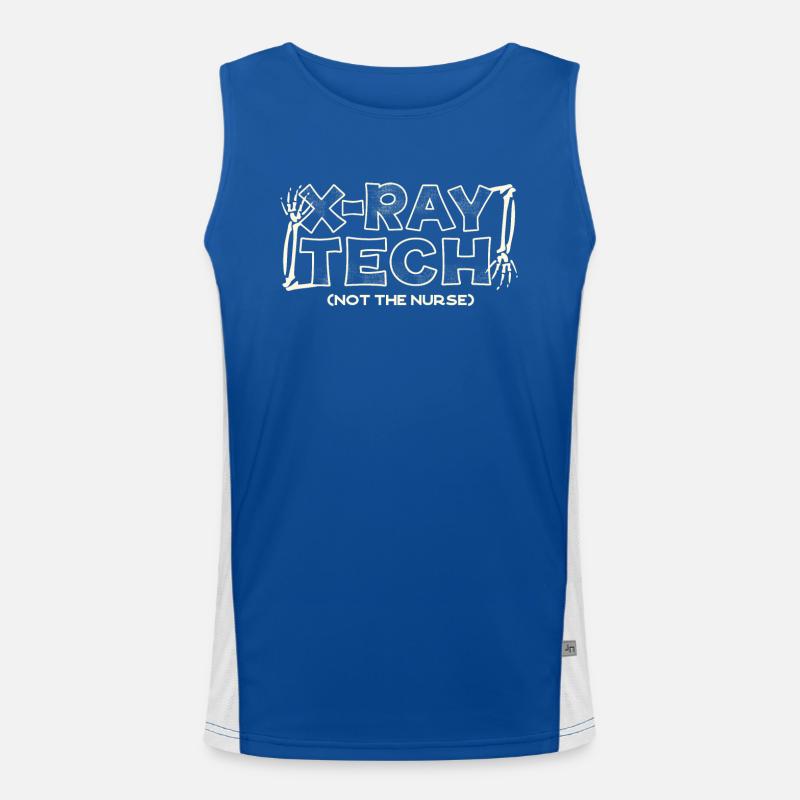 Xray Tech, Xray -Techniker Funktionelles Kontrast-Tank Top für Männer 