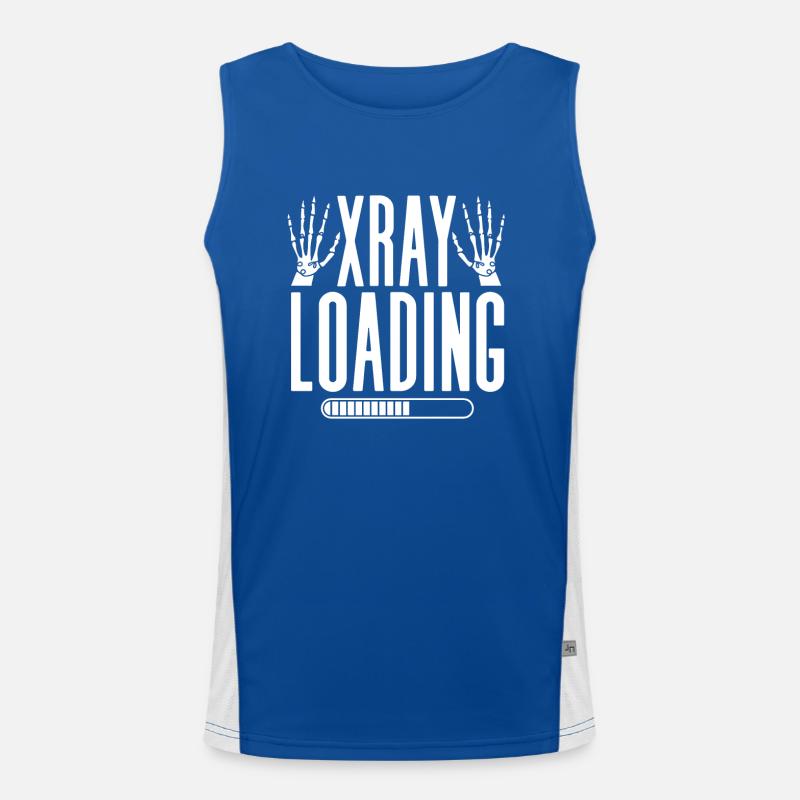 Xray Tech, Xray -Techniker Funktionelles Kontrast-Tank Top für Männer 