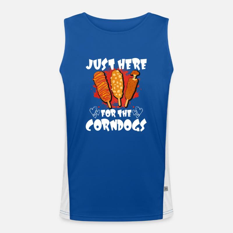 Corn dog Men's Functional Contrast Tank Top 