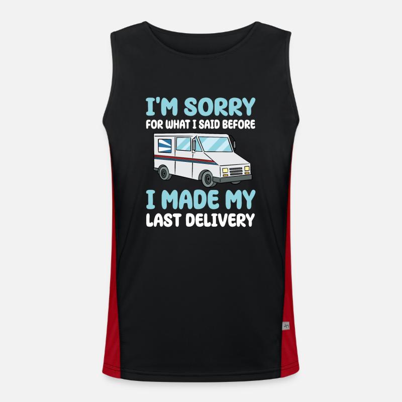 Delivery driver Men's Functional Contrast Tank Top 