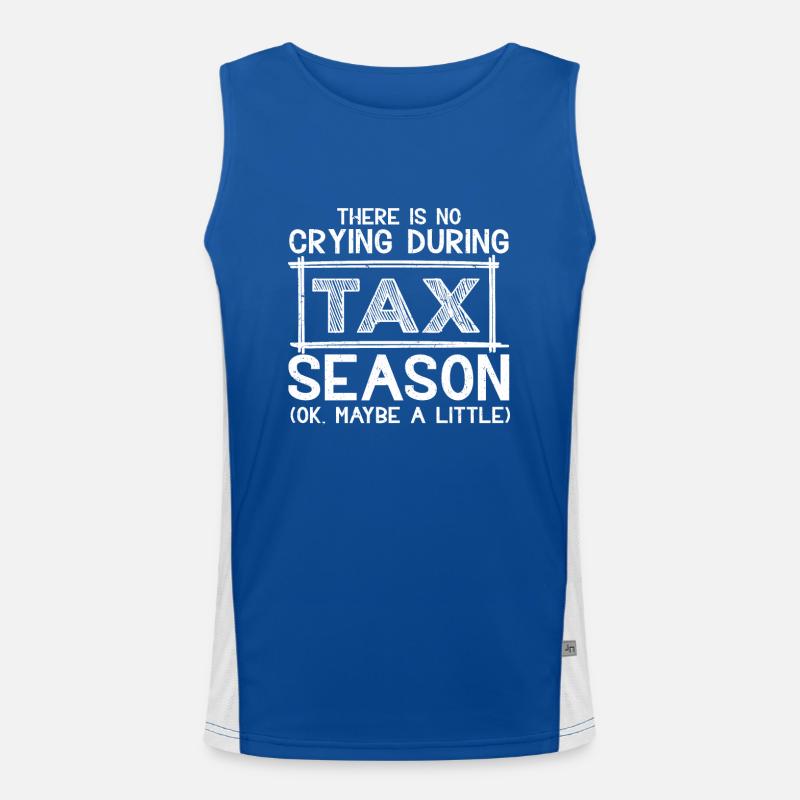 Steuersaison Cpa Buchhalter Geschenk Steuertag Funktionelles Kontrast-Tank Top für Männer 