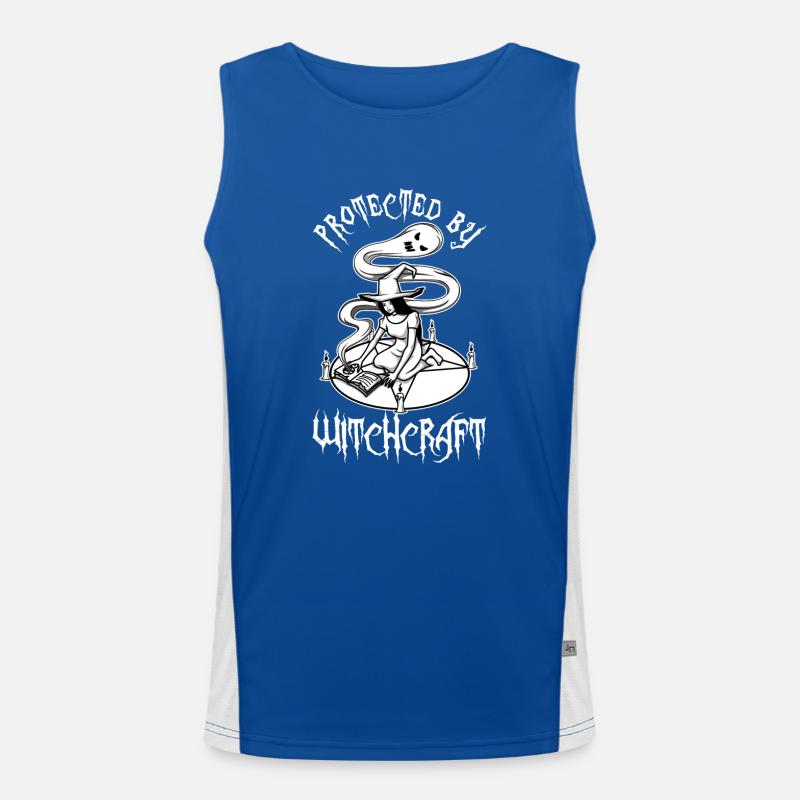 Protected By Witchcraft Men's Functional Contrast Tank Top 