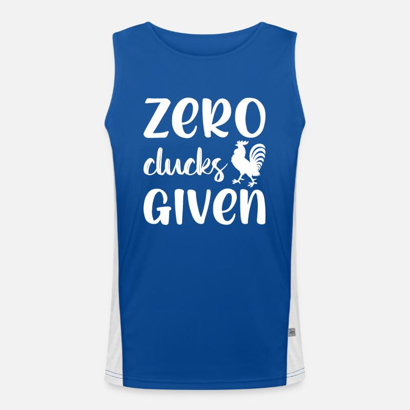 Zero cackling given - Men's Functional Contrast Tank Top 