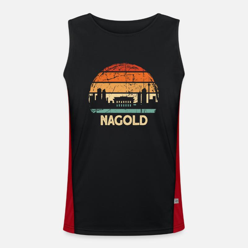 Nagold Funktionelles Kontrast-Tank Top für Männer 