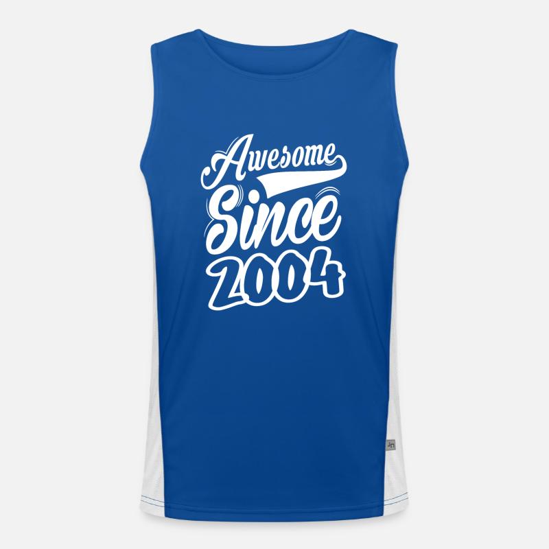 Awesome Since 2004 Men's Functional Contrast Tank Top 