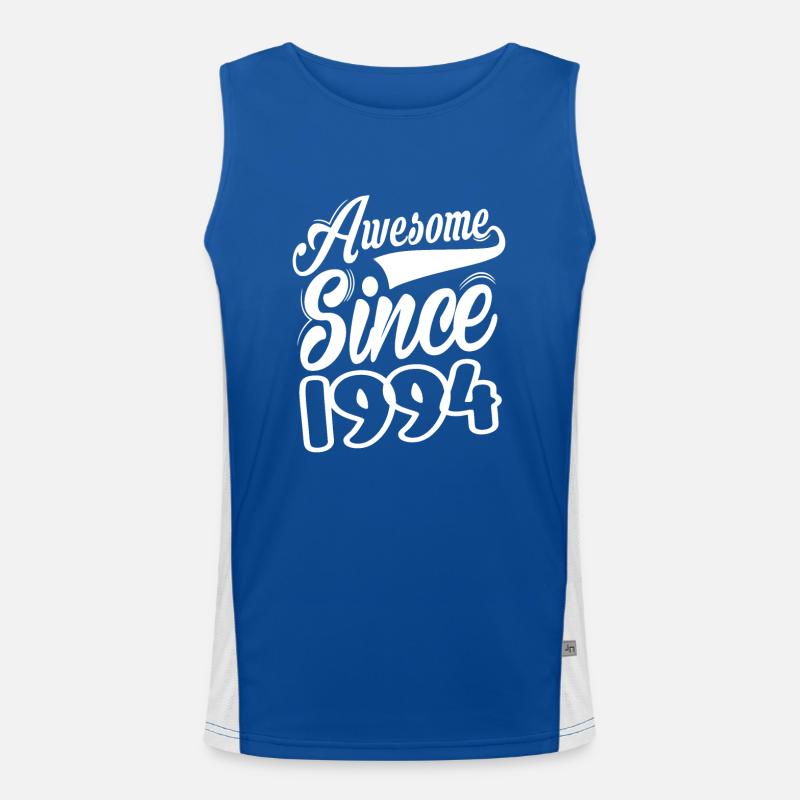 Awesome Since 1994 Funktionelles Kontrast-Tank Top für Männer 