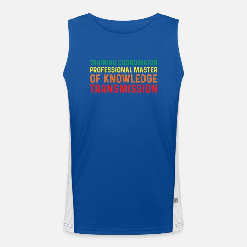 Training Coordinator Funktionelles Kontrast-Tank Top für Männer 