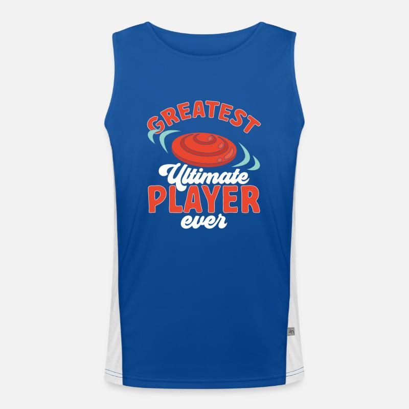Disque de lancer de frisbee ultime Débardeur respirant contrasté Homme 