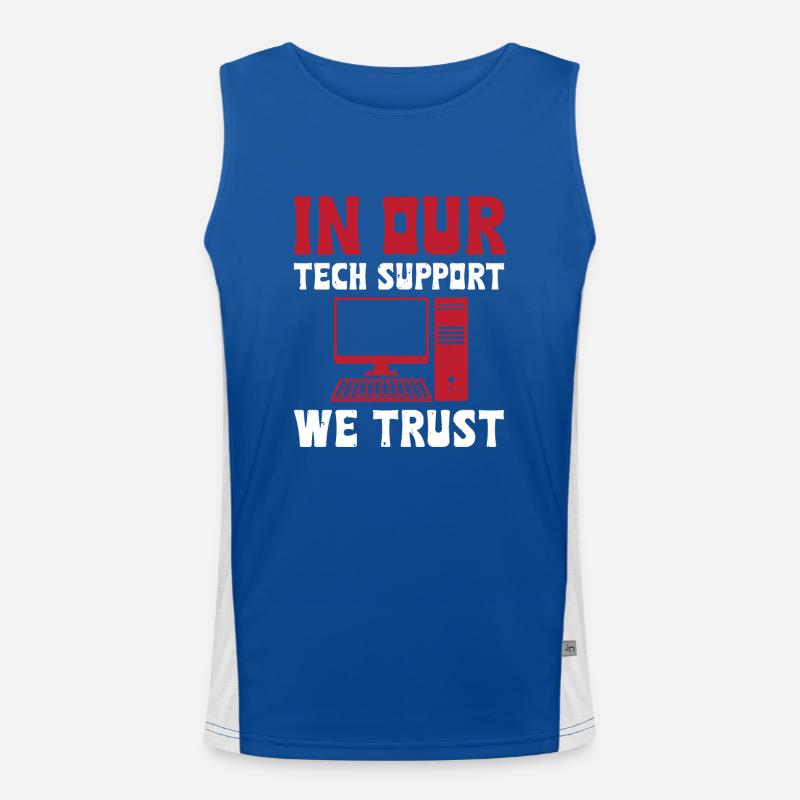 Nous comptons sur notre support technique Débardeur respirant contrasté Homme 