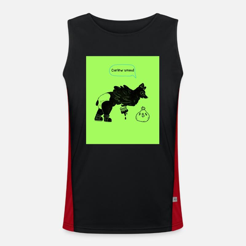 BRACHVOGEL KLANG Funktionelles Kontrast-Tank Top für Männer 