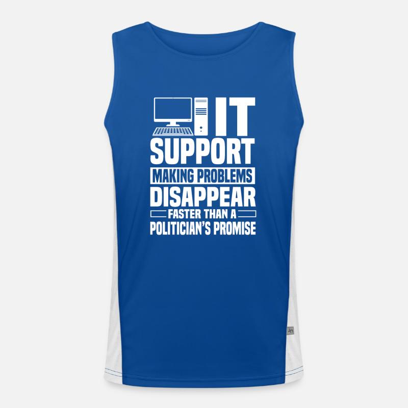 IT Support Men's Functional Contrast Tank Top 