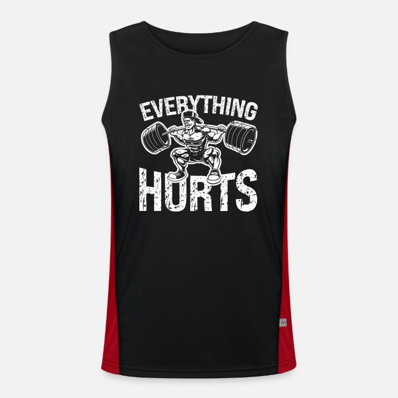Everything hurts - Men's Functional Contrast Tank Top 