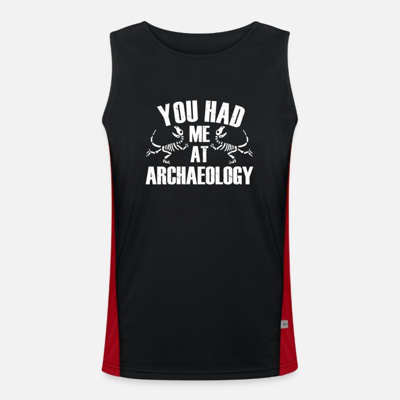 Archéologue Gift Archéologie Débardeur respirant contrasté Homme 