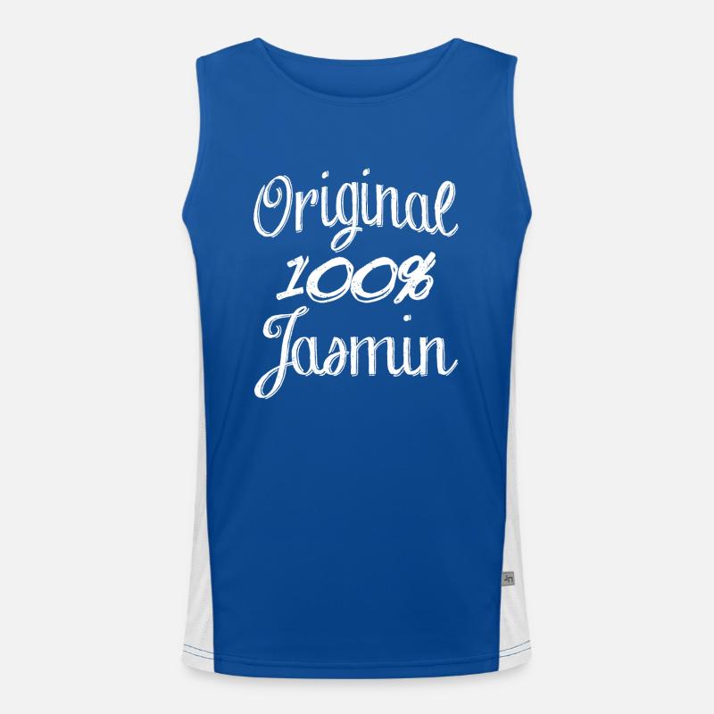 Original 100% Jasmine Men's Functional Contrast Tank Top 