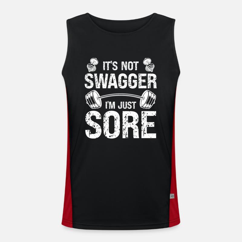It's not bragging, I'm just sore - Men's Functional Contrast Tank Top 