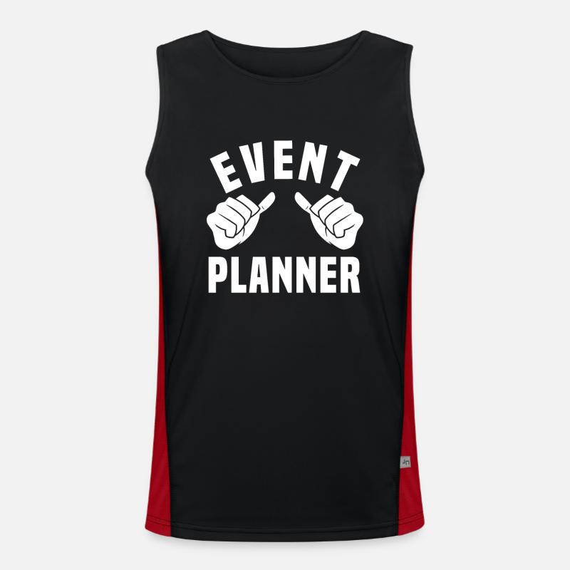 Event Planner Men's Functional Contrast Tank Top 