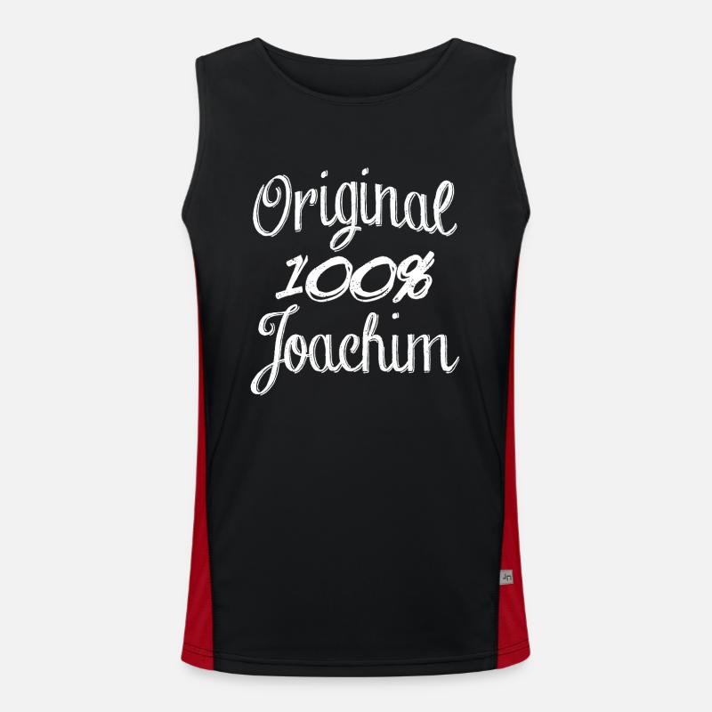 Original 100% Joachim Funktionelles Kontrast-Tank Top für Männer 