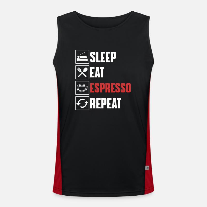 Espresso Men's Functional Contrast Tank Top 