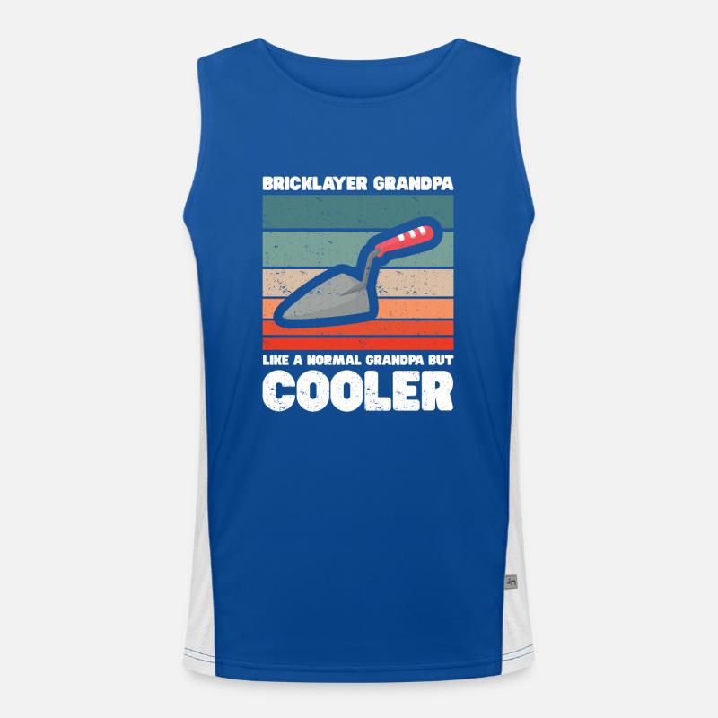Mason Gift Profession Saying Mason Men's Functional Contrast Tank Top 
