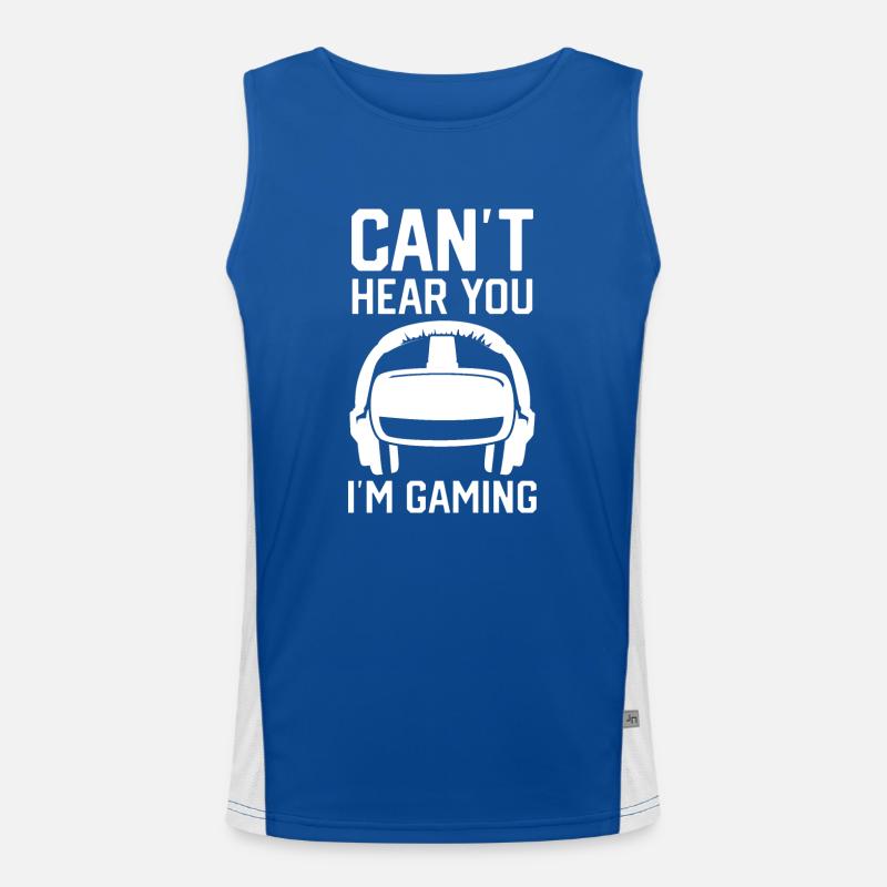 Virtual Reality VR Geschenk Funktionelles Kontrast-Tank Top für Männer 