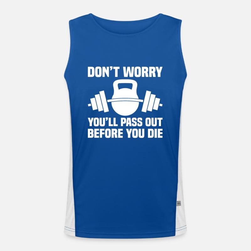 S’évanouir avant de mourir Débardeur respirant contrasté Homme 