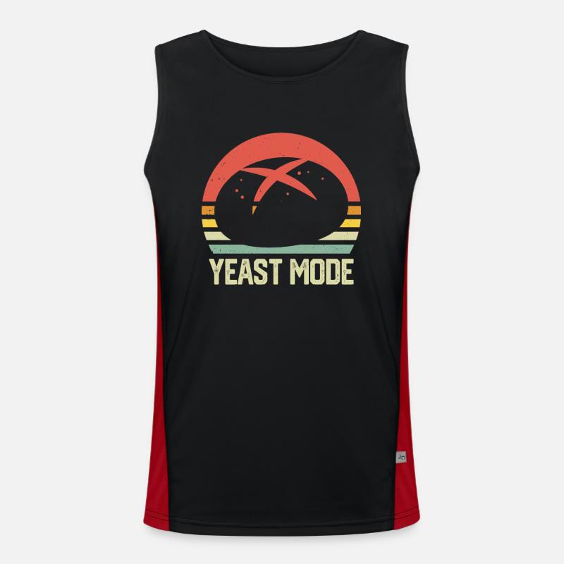 Hefe Modus Funktionelles Kontrast-Tank Top für Männer 