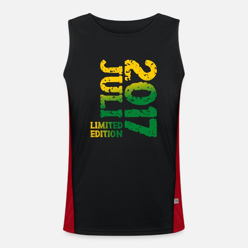 2017 Juli Limited Edition Geburtstag Geschenk Funktionelles Kontrast-Tank Top für Männer 