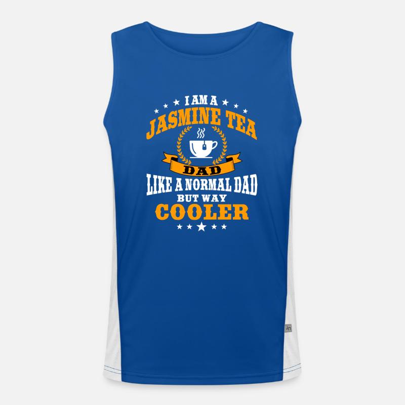 Lustiges Jasmin-Tee Papa Funktionelles Kontrast-Tank Top für Männer 